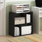 Furinno DALY Book Shelf, 4-Cube Bookshelf, Cube Storage Organizer Bookcase - Image 2
