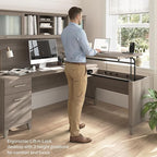 Bush Home 72-Inch L-Shaped Sit to Stand Desk - Image 4