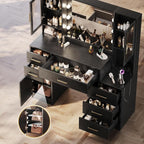 TOKSOM Makeup Vanity Desk with Mirror and Lights, Dressing Table Vanity Set - Image 4