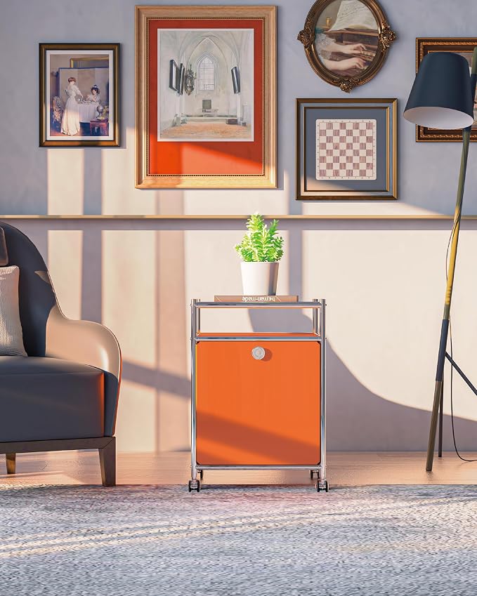 Elegant Matte Storage Cart - Image 7