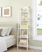 Hzuaneri Ladder Shelf, Bookshelf Bookcase, Freestanding Corner Storage Shelve - Image 7