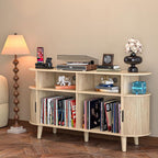 LUVIOHOME Large Round Record Player Stand - Image 2