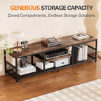 VECELO TV Stand with Power Outlets - Image 7