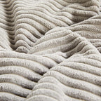 Fancy Homi 2 Packs Neutral Grey Long Lumbar Decorative Throw Pillow Covers - Image 5