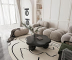 35.03" Cloud Coffee Table for Living Room Unique Coffee Table Modern Low Coffee - Image 7