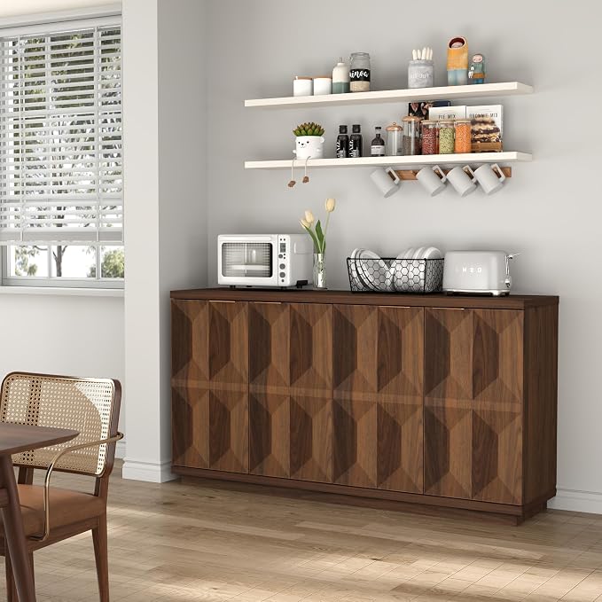 Brafab Buffet Cabinet, Wood Sideboard Cabinet - Image 6