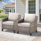 Patio Chairs Set of 2 by AMCLOBA