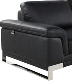 Blackjack Furniture Weston Collection Genuine Italian Leather Living Room Sofa - Image 9