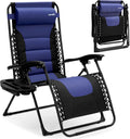 SereneLife Oversized Padded Zero Gravity Lounge Chair, Foldable Outdoor Patio by SereneLife