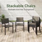 Aoxun 7-Piece Patio Table and Chairs Set - Image 6