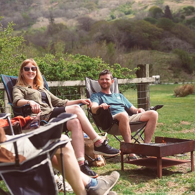 SUNNYFEEL Oversized Rocking Camping Chair, Fully Padded Patio Chair - Image 2