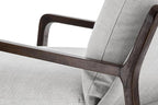 VALENCIA THEATER SEATING Lagon Wood Accent Chair, Mid-Century Modern Armchair - Image 6