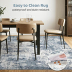 LOONGRUG 8x10 Area Rugs Washable Large Neutral Modern Living Room Rug | - Image 6