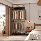 Homykic Bamboo Clothes Rack - Image 8