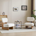 GDFStudio Upholstered Armless Accent Chairs Set of 2 Modern Side Chair by GDFStudio