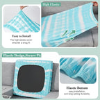 8Pcs Patio Cushion Covers Stretch Outdoor Furniture Protector Slipcovers | - Image 5