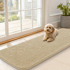 OLANLY Dog Door Mat for Muddy Paws 59x20, Super Absorbent Chenille Mud Mat | by OLANLY