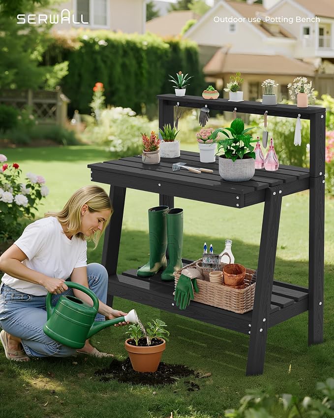 SERWALL Potting Bench Outdoor - Image 4