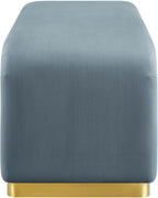 Modway EEI-6734-BRA-CAB Koda Performance Velvet Waterfall Long Bench, Brass - Image 4