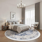 Round Rug 8ft, Circle Rug for Dining Room Table, Dining Room, Nursery Room - Image 8