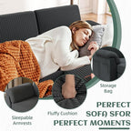 Vongrasig Convertible Sectional Sofa Couch, 3 Seat L Shaped Sofa - Image 4
