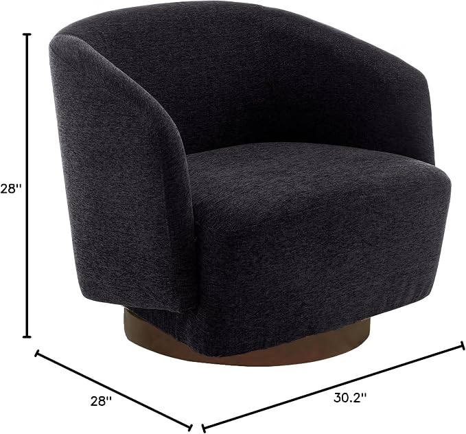 MINCETA Accent Chair, Modern Swivel Chairs - Image 2