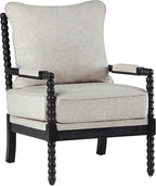 DUHOME Linen Fabric Spindle Accent Chair - Image 9