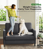 Welzona Loveseat, Comfy Teddy Love Seat - Image 5