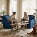 Iroomy 5-Level Adjustable Convertible Sleeper Chair Set of 2, 3-in-1 87'' Long by Iroomy