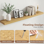 FLYJOE Floating Shelves for Wall, 55 Inch Floating Shelves Set of 2, Kitchen - Image 4