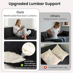 106" Cloud Sectional Boneless Couches - Image 3
