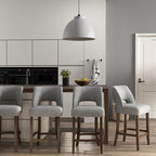 VKNOW Bar Stools Set of 4, Modern Counter Stools by VKNOW