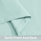 Yakamok Room Darkening Curtains 52x90 inch Length Aqua-Living Room | 2 panels - Image 6
