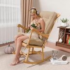 Rocking Chair Cushions with Pillow, Waterproof and Fade-Resistant Thicken - Image 7