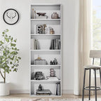 GRUSIGN 71" Tall 6-Tier Bookshelf, Large Open Display Bookcase - Image 3
