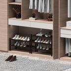 ROMGUAR CRAFT 2 Tier Bamboo Shoe Rack - Image 4