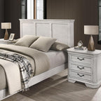 Roundhill Furniture Maderne Wood Panel Bed - Image 3