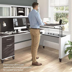 Bush Home 72-Inch L-Shaped Sit to Stand Desk - Image 4