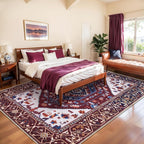 SERISSA 6x9 Washable Non Slip Boho Area Rug - Image 3