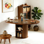 Wildhome Extendable Round Dining Table - Image 7