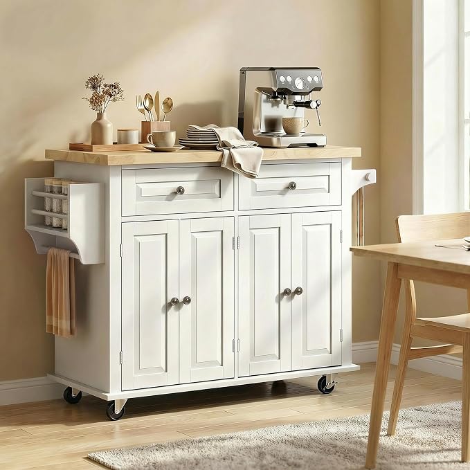 HOMCOM Kitchen Island Cart - Image 9