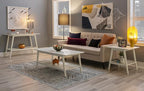 Linon Melissa White Mid Century Console Table - Image 12