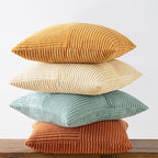 MIULEE Fall Boho Farmhouse Decorative Throw Pillow Covers 18x18 Inch 4 Packs - Image 8