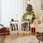 LELELINKY 2-Tier Record Player Stand - Image 4