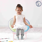 Disney Little Mermaid Toddler Saucer Chair, 19” Folding Kids Chair - Image 2