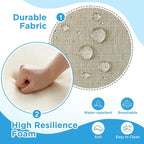 Outdoor Deep Seat & Back Cushion Set, 24 x 24 Inch Water Repellent and Fade - Image 4