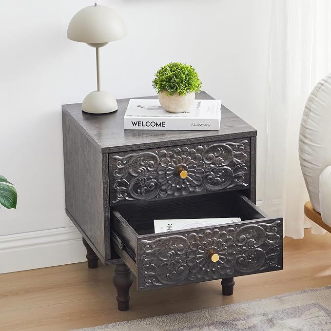 Nightstand, Farmhouse Bedside Table - Image 5