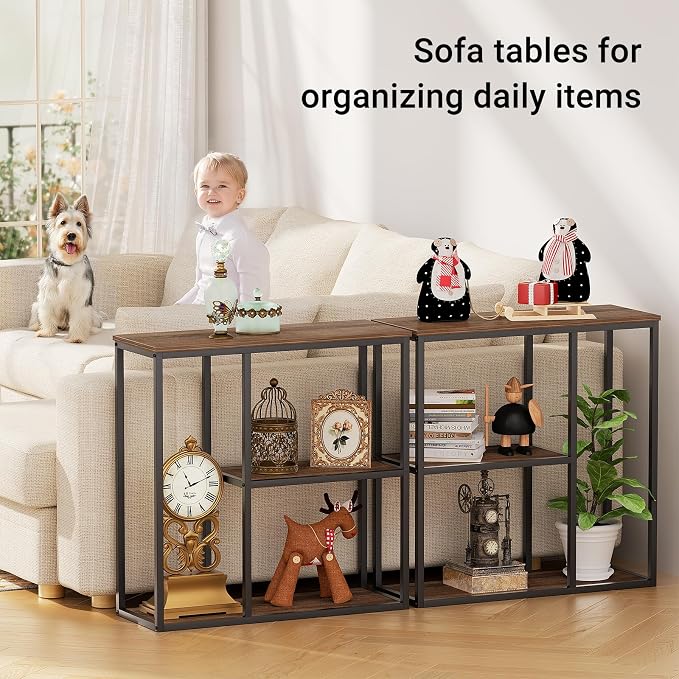 WOHOMO Console Table, Small Entryway Table - Image 4