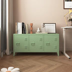 MIOCASA Metal Storage Cabinet, 3 Door TV Stand, Metal TV Cabinet - Image 6