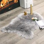 MIULEE Fluffy Area Rug 2x3 ft Faux Fur Sheepskin Rug by MIULEE